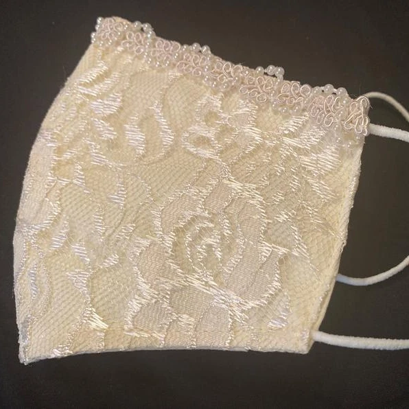 Кружевная вышивка для невесты от кутюр Ma sk, элегантная моющаяся, многоразовая, для свадебной вечеринки, для лица, для свадьбы, ma sk, sks 125