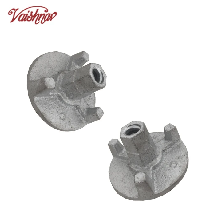 Two-Wing Anchor Nut for Industrial Construction Galvanized Steel Formwork Company Profile Building Material