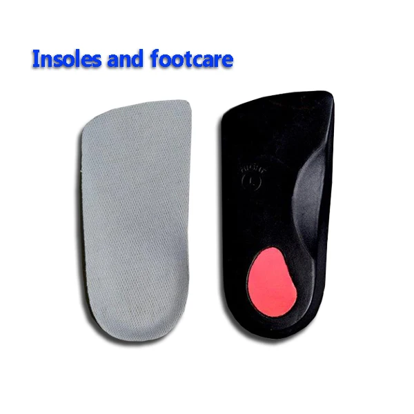 Arch Support Shock Absorption EVA Orthotic Insole, Silicone Pad