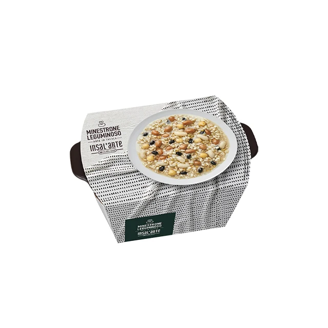 High Quality Italian vegetable minestrone legume soup local taste ready to eat food trend vegetables meal healthy food instant c