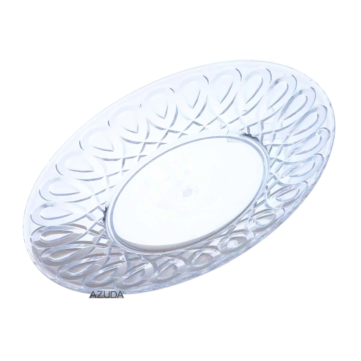 Прозрачная пластиковая тарелка az110
