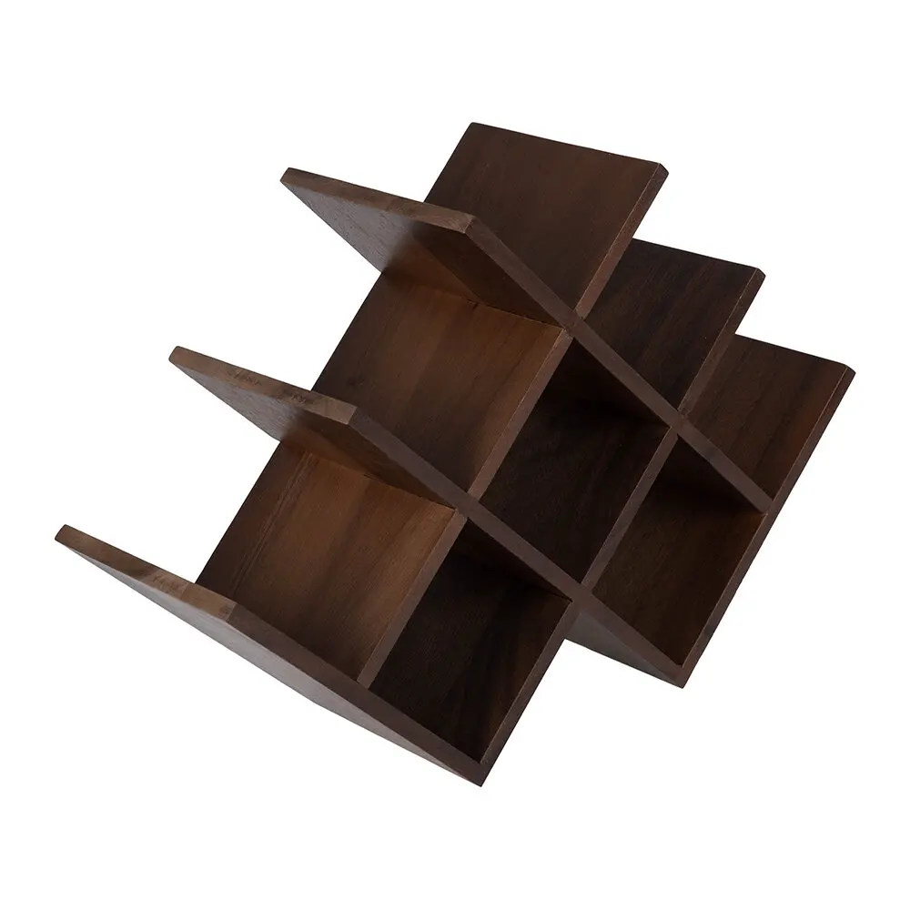 Best Quality Acacia Wooden Wine Rack 6 Bottles Stand Wine Bottle Holder For Bar Restaurant Hotel And Home Decor