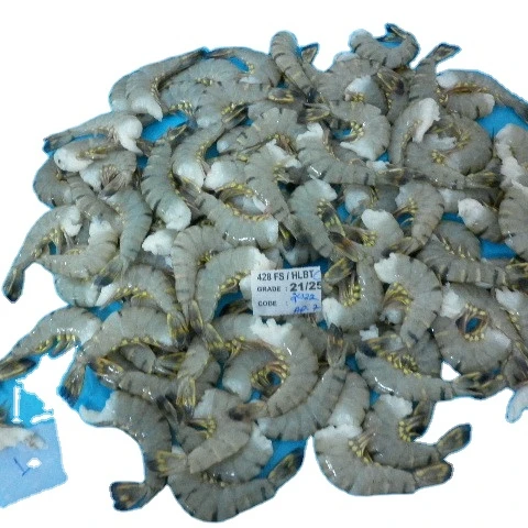 shrimps and black tiger shrimps