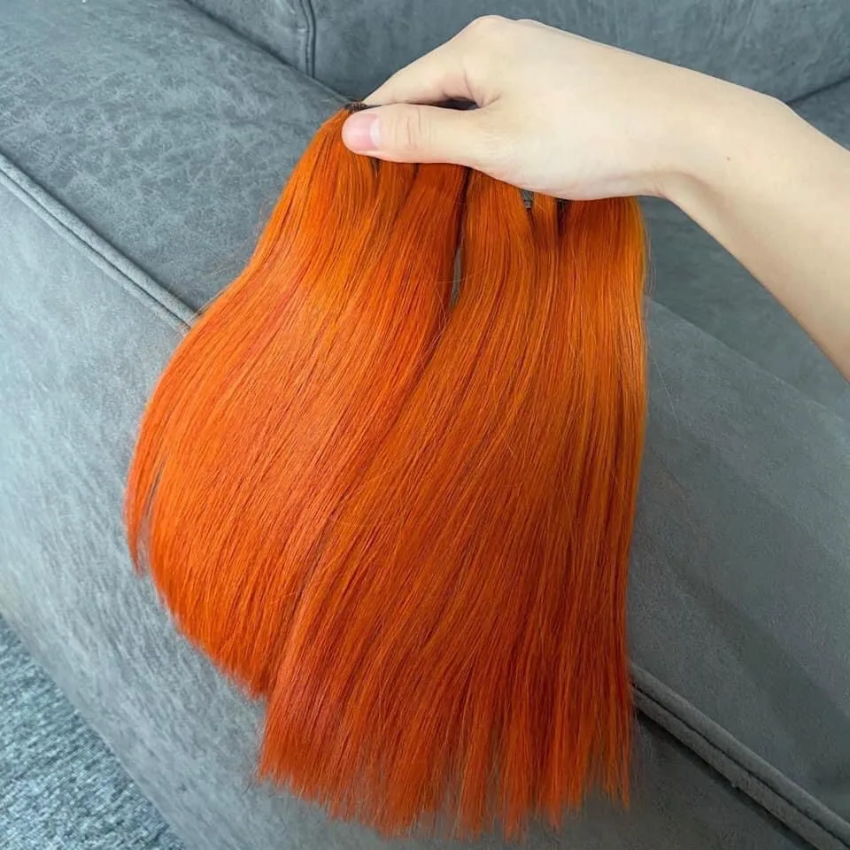 Бесплатный образец роскошные качественные вьетнамские необработанные натуральные волосы для наращивания