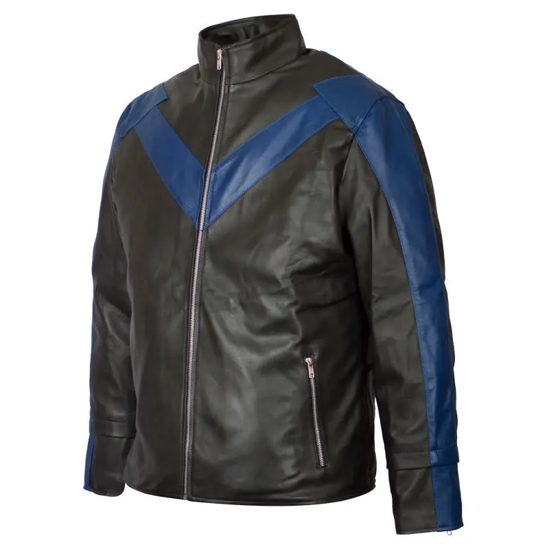  Мужская повседневная кожаная куртка новейший дизайн