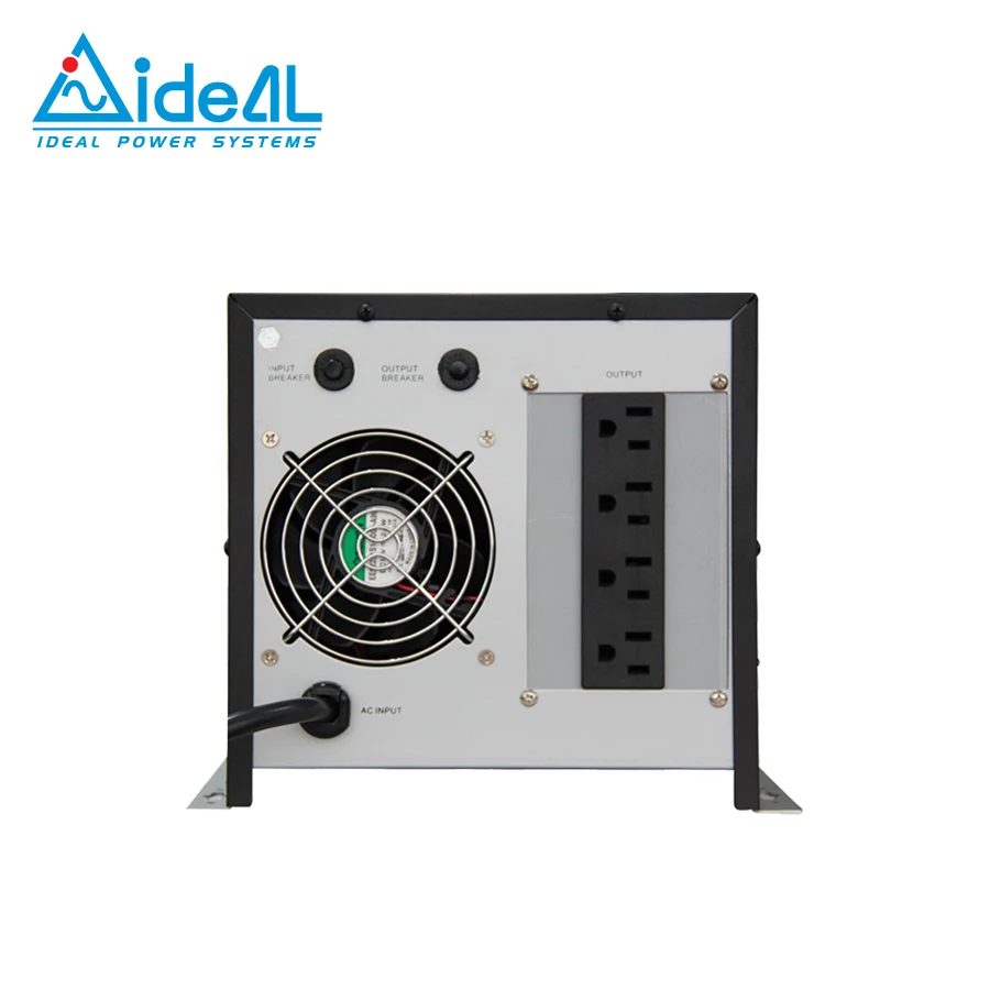 LCD display smart 1KVA inverter for home ups solar system