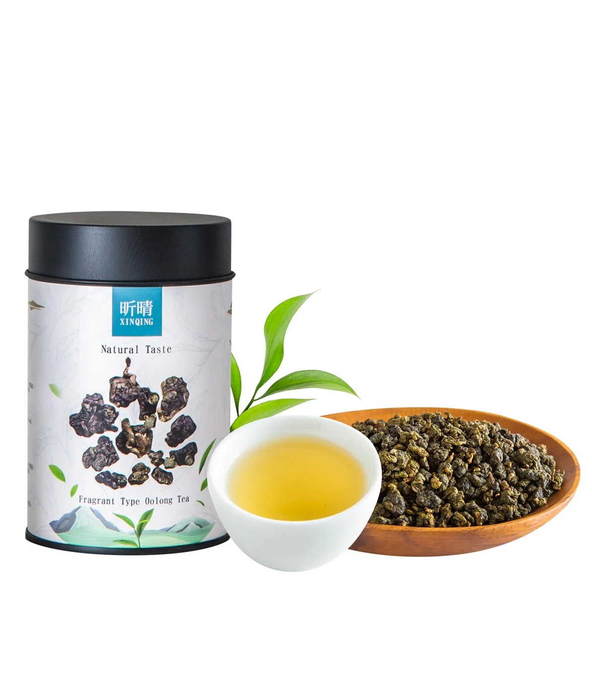Taiwan Dongding oolong tea loose leaf ball 75g per jar high mountain oolong tea bag high quality wholesale OEM ODM