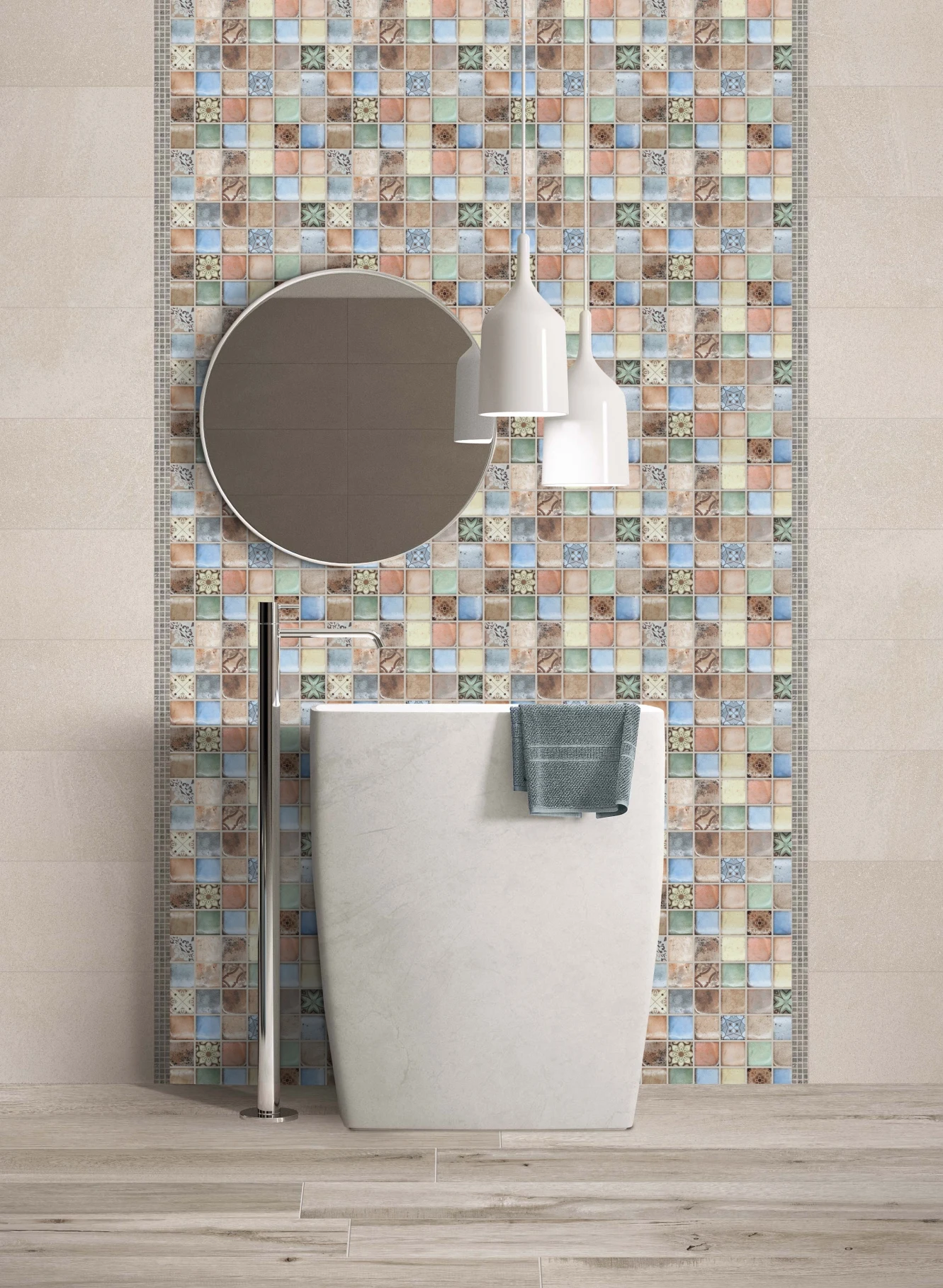 Morocco Mosaic Stone Series 300*300mm*9mm for Bathroom Wall Kitchen Back Splash Living Room Wall