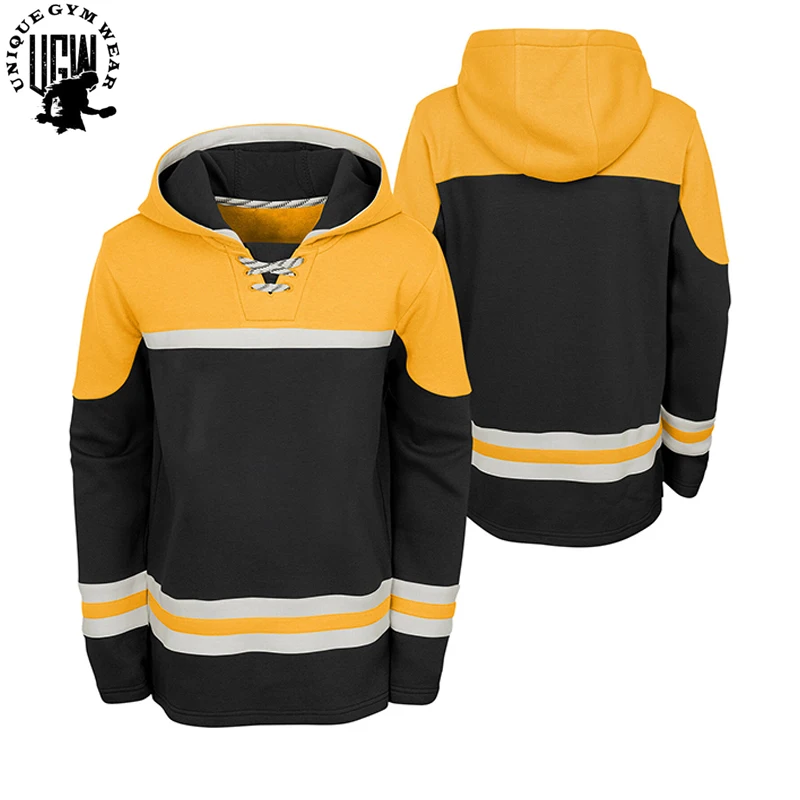 Худи для хоккея выполненное на заказ сублимированная профессиональная спортивная команда худи с шайбой унисекс