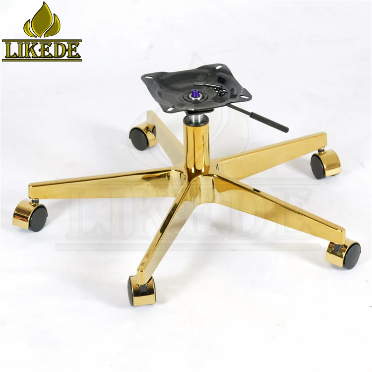 New executive chair leg gold office chair parts components gold sofa legs