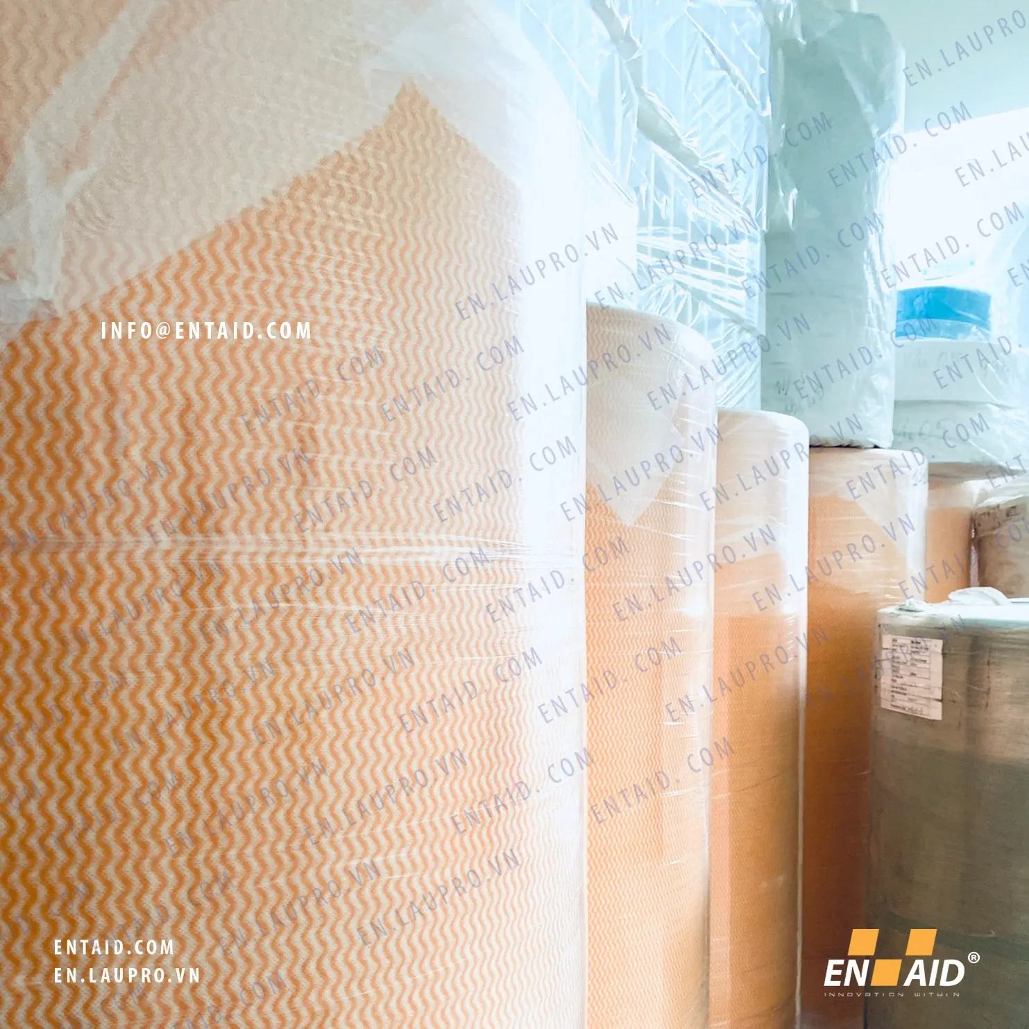 Дезинфицирующие салфетки 1000 шт. Биоразлагаемый. Одноразовый. Влажные с этикеткой