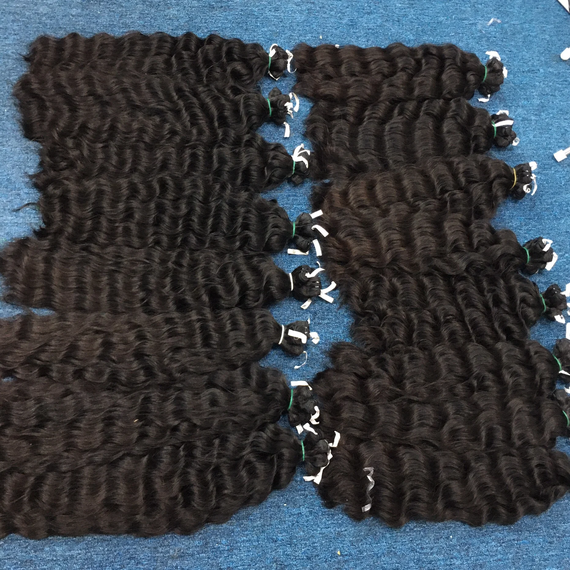 Супер двойные натуральные волнистые человеческие волосы 100% вьетнамские высокого качества-BELADY Hair