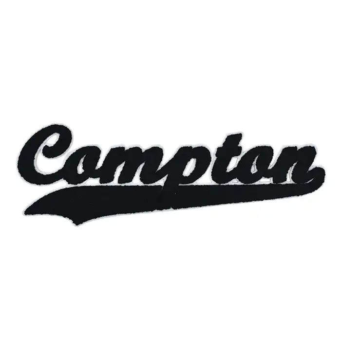 Hotsale Custom Dallas Atlanta San Francisco Las Vegas El Paso Los Angeles Indiana Compton iron on letter chenilla patch
