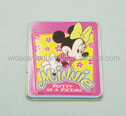 
magnet metal tin for food grade for kitchen decoration toys stationery custom design offset printing 