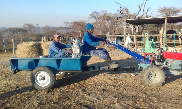 Mini Hand Tractor Gasoline Walk Behind Tractor With Pto