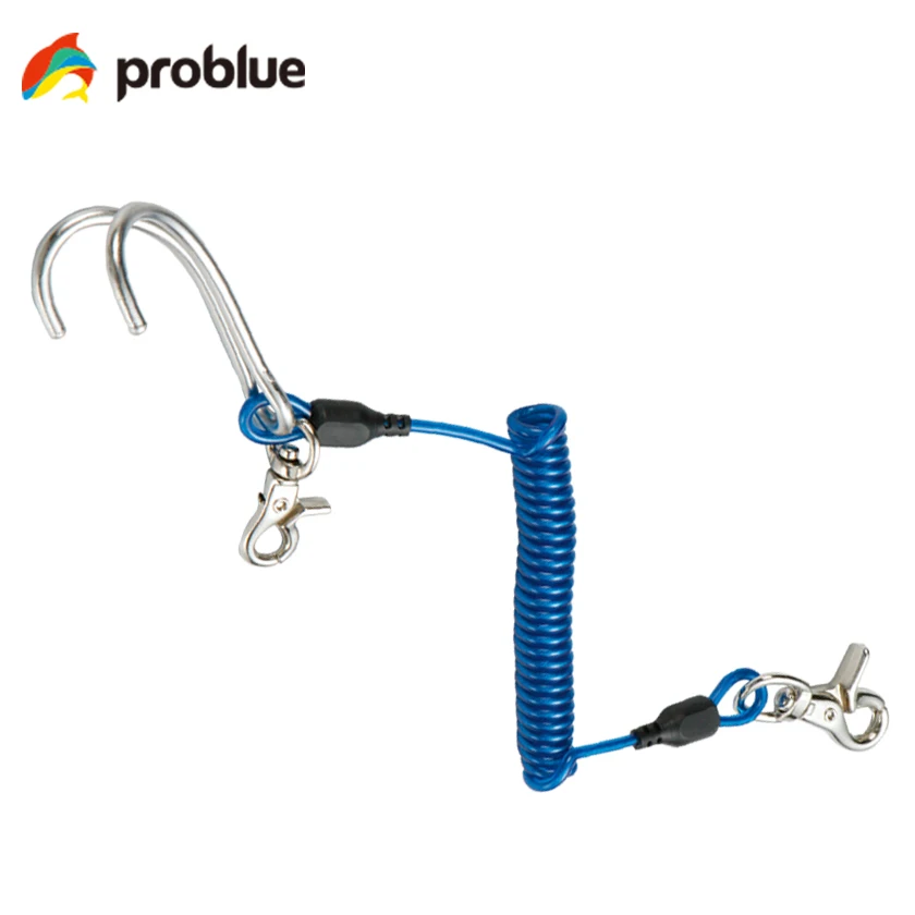 Problue AC-94-2 Stainless Steel Reef Hook for SCUBA Diving Made in Taiwan Pool Tools & Accessories