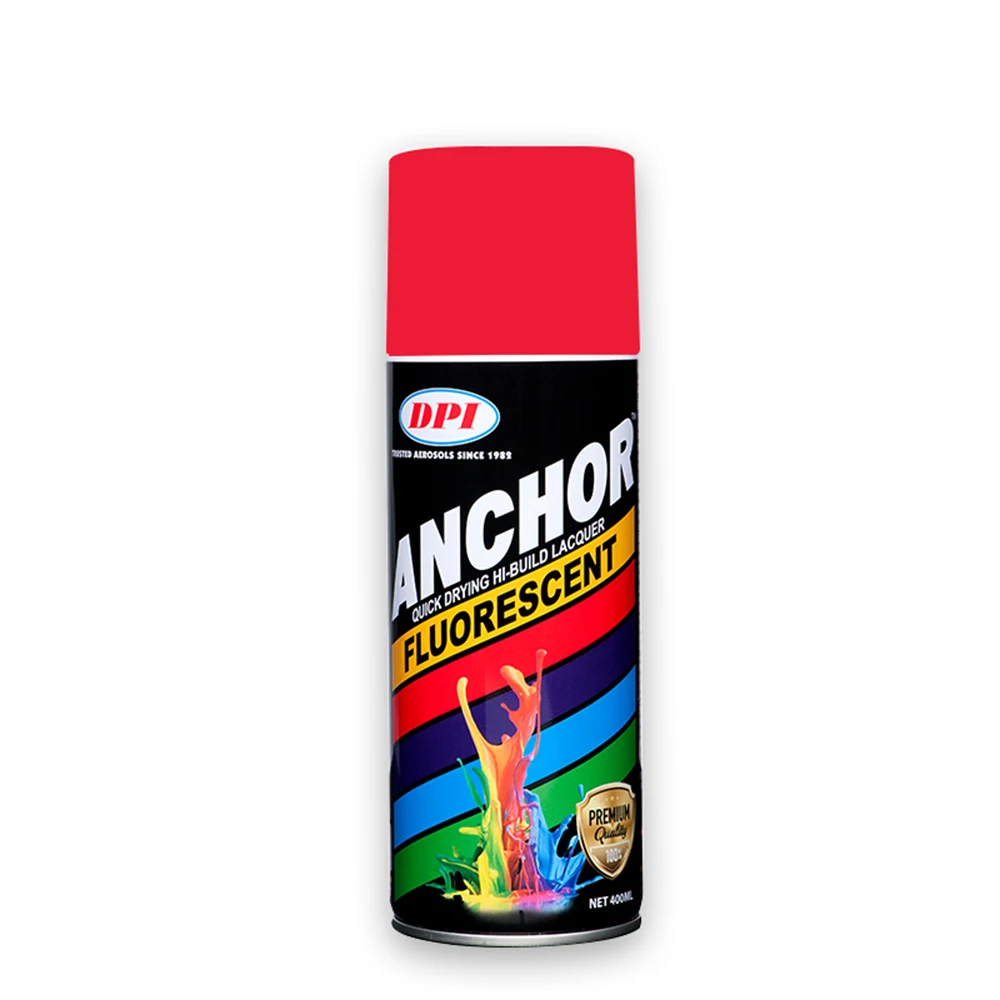 Флуоресцентная краска-распылитель Премиум-Качества жидкое покрытие MOQ 3000 банки 400 мл в банке морская доставка и Доставка по адресу
