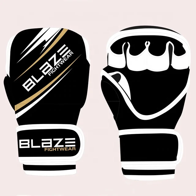 OEM Leather and Cowhide MMA Sparring Gloves for Adults Kickboxing and Combat Sports Training Mixed Martial Arts Punching