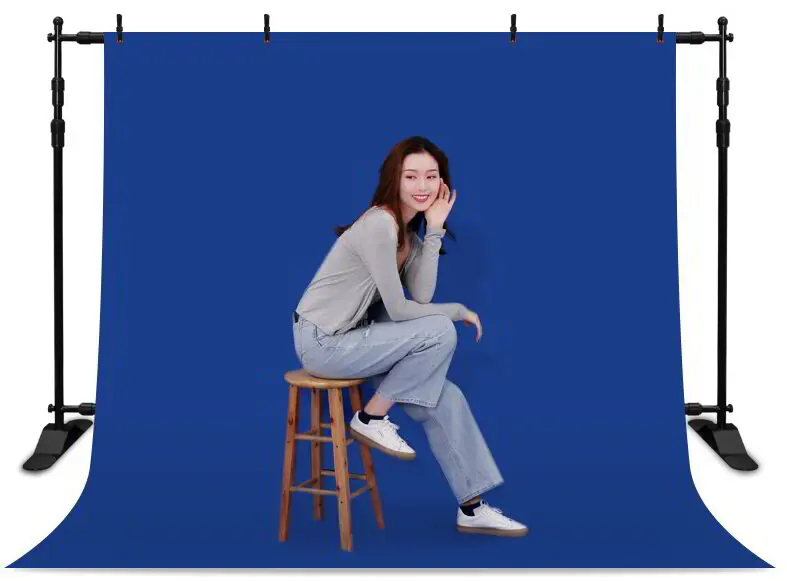 
eDSLRs Telescopic Tube Background Stand Kit with Heavy Duty Base 3.3m x 3.3m for Photography Backdrop and Trade Show Display 