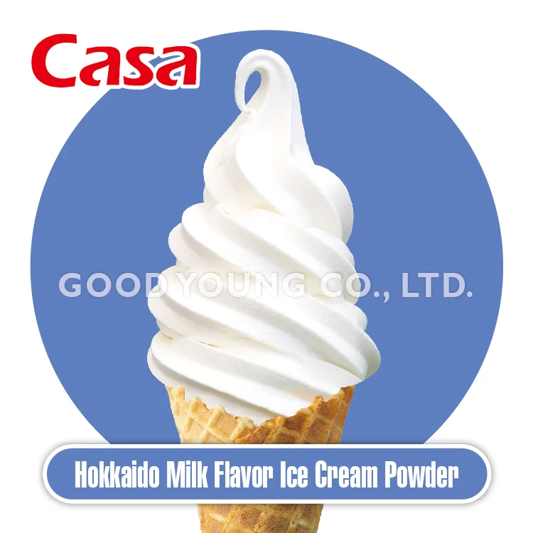 ISO Сертификация CASA 3 в 1 мороженое Hokkaidou с мягким мгновенным вкусом смесь порошка