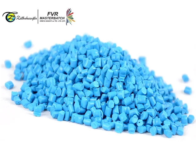 Factory Wholesale PP PE ABS Made In Turkey Blue Color And Black Filler Masterbatch Color Pigments White Masterbatch HDPE LDPE SA