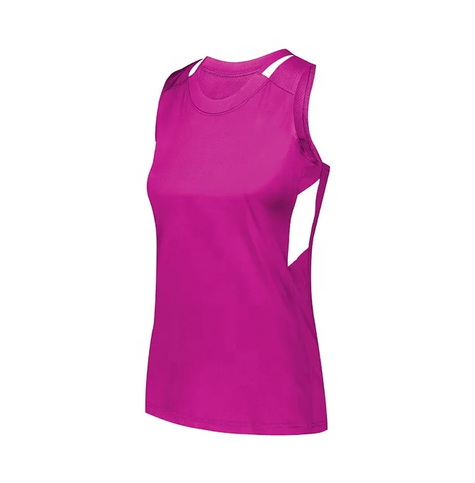 Custom made top quality professional tennis sleeve less jersey sportswear tennis clothes quality product
