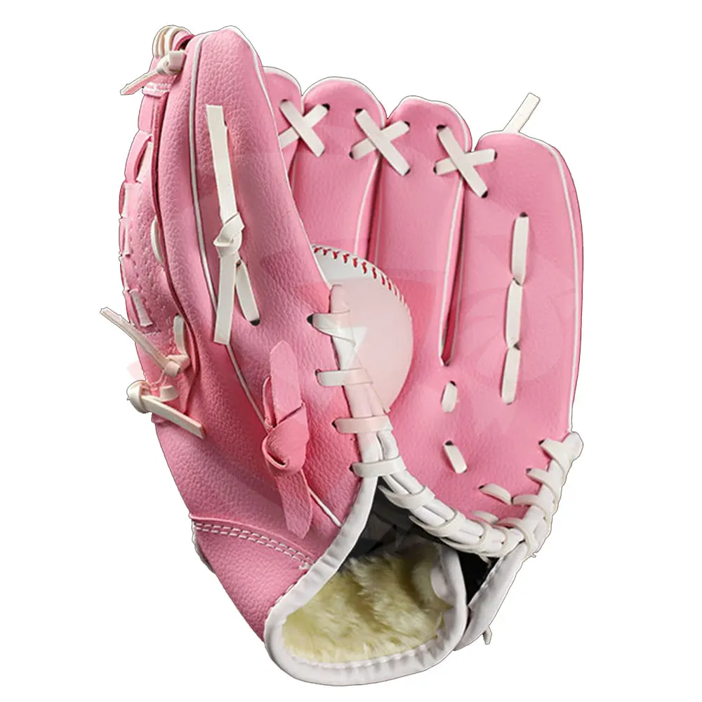 Индивидуальная мягкая кожаная бейсбольная перчатка с различной базой и паутиной сеткой молодежная тренировочная для Софтбола распродажа