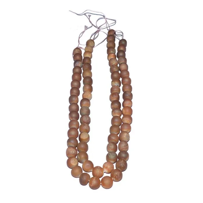 Red Color Druzy Gemstone Beads chakra healing gemstone beads