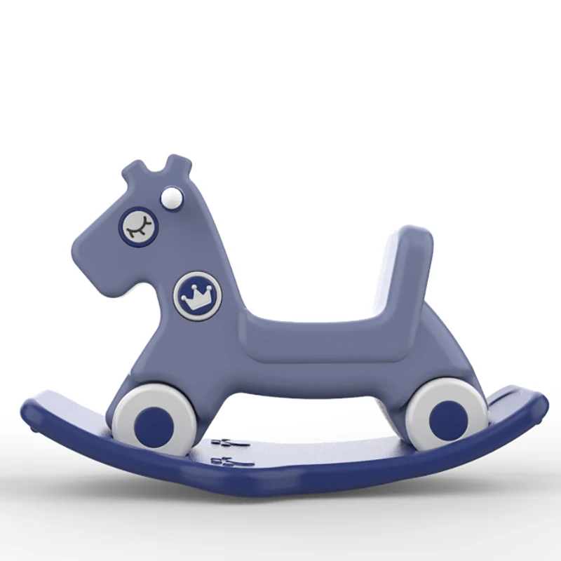 Multifunction Popular Baby Rotating Glow Musical Toddler Walker Plastic Kids Unicorn Cartoon Rocking Horse Ride On Animals Toy