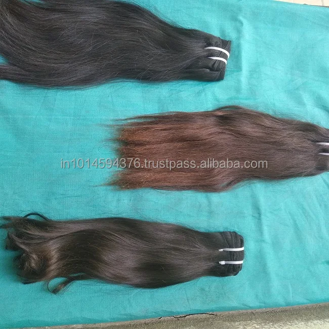 
! Лидер продаж! Темно-коричневые индийские человеческие волосы REMY для наращивания с натуральными пучками волос! 