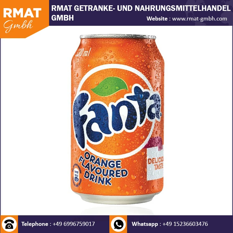
Top Selling Cold Drink Fanta Can 330ml 