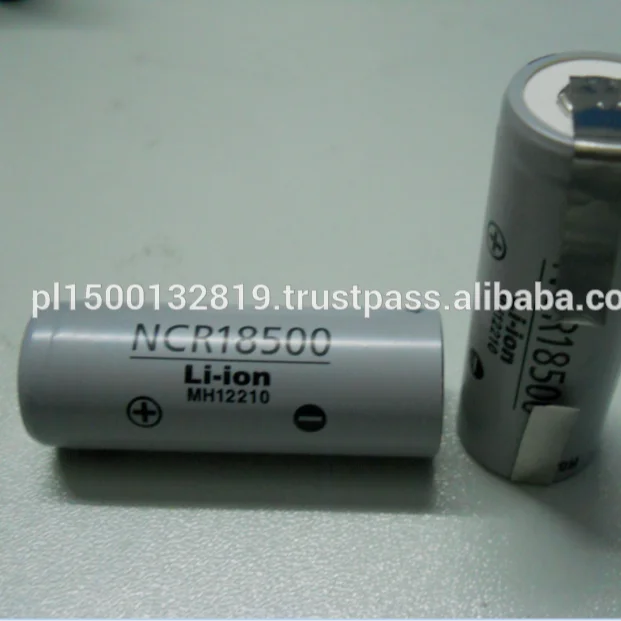 Genuine 18500 NCR18500 NCR18500A 18500A 3.6V 2000mah battery cell with tabs(3.8A)