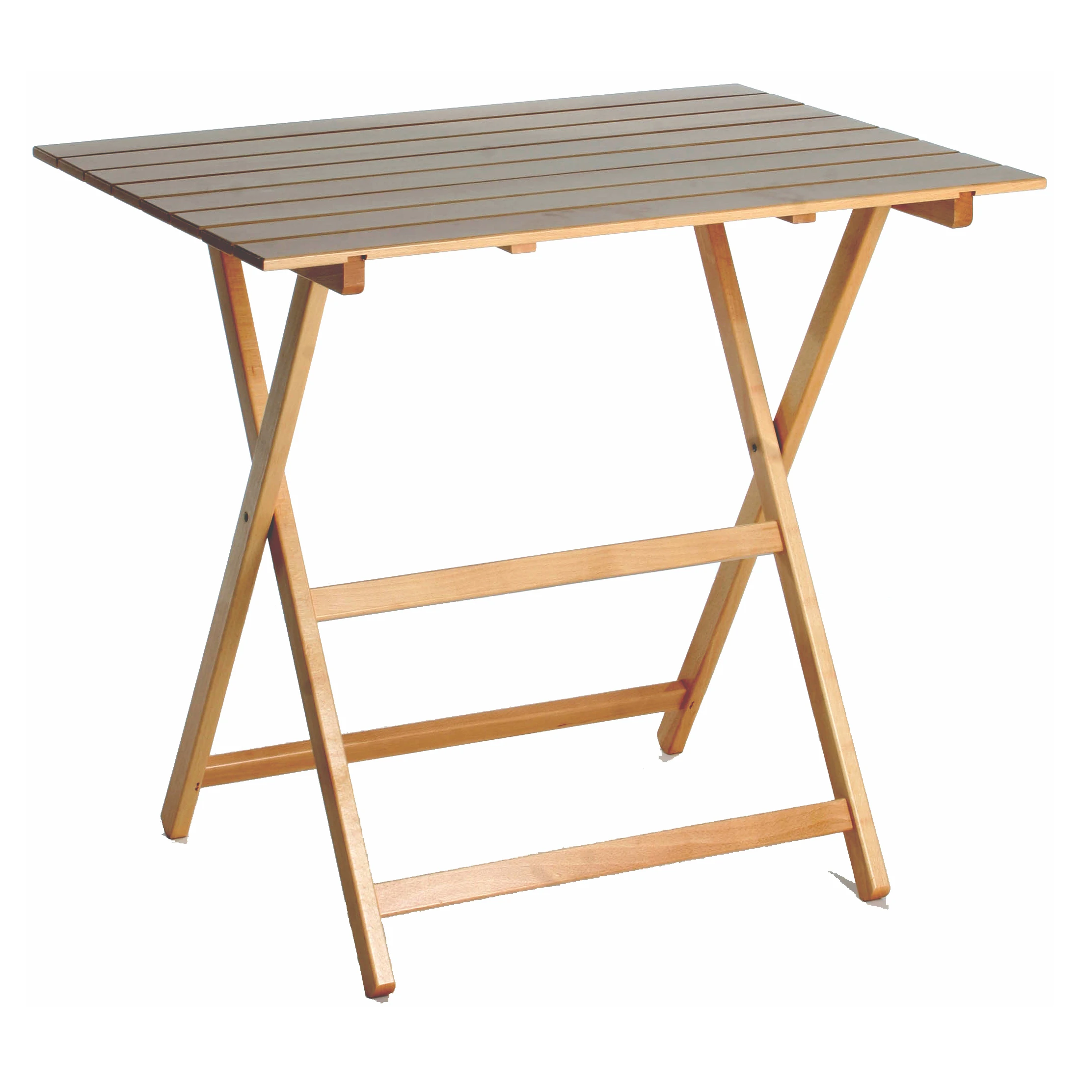 Folding Set table cm 60x80 and 4 chairs in solid beech wood natural color Top Italian quality for indoor and garden and patiouse