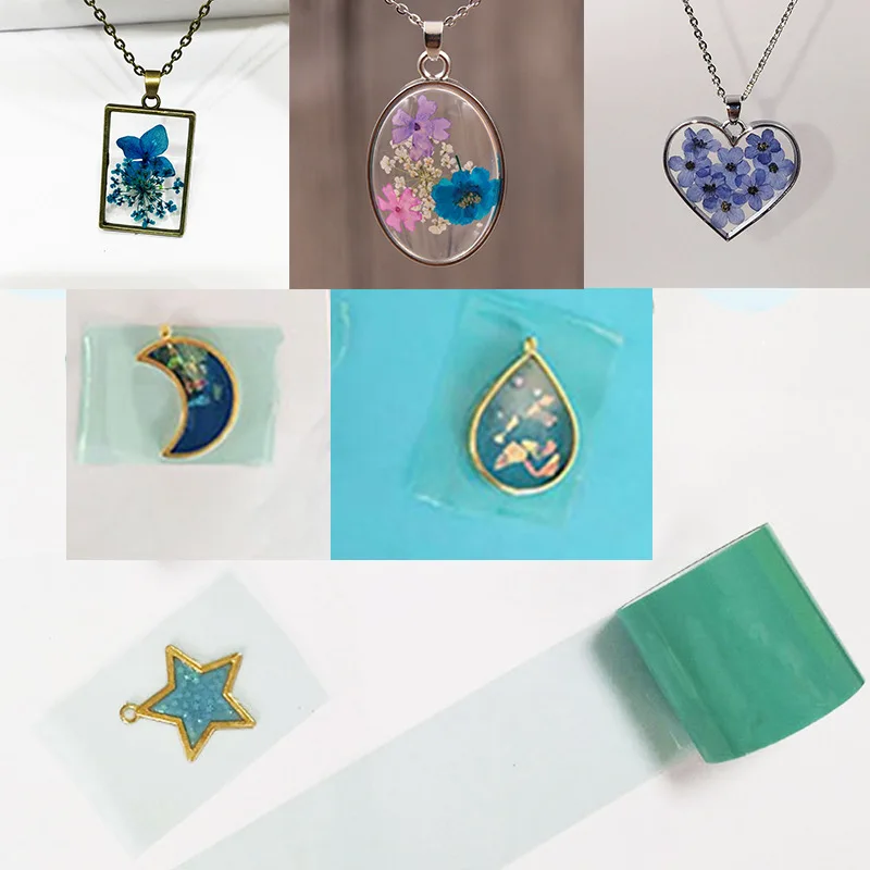 DIY Metal Frame UV Epoxy Model Geometric Shape Hollow Heart Frame Pendant Keychain Pendant Earring Necklace Epoxy Resin Frame