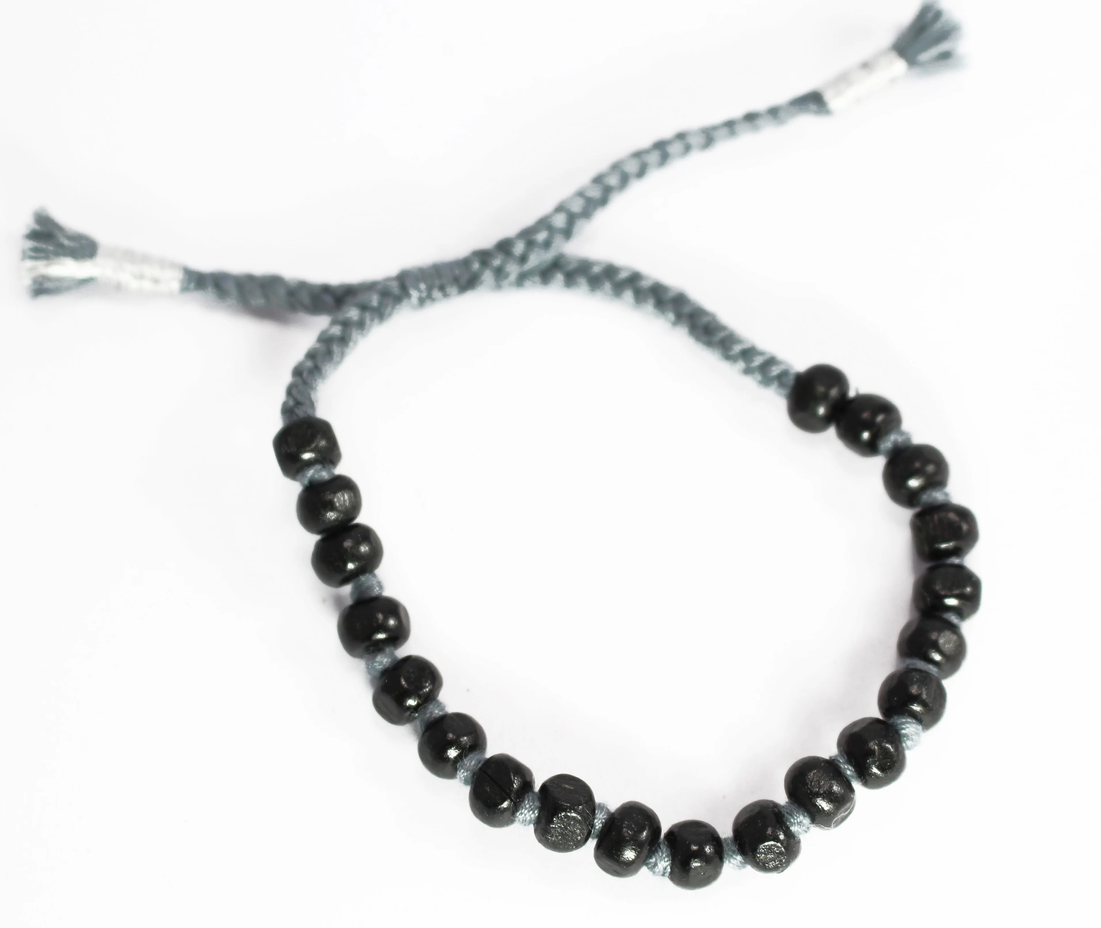 Modern Design High Quality Black Wood  Gemstone Handmade Bracelet Jewelry Wholesale Price