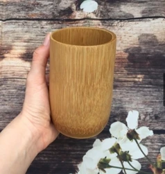 Bamboo Cup VietBay Crafts Accessories Handmade Natural Retro Styling Crafts Tea Cups
