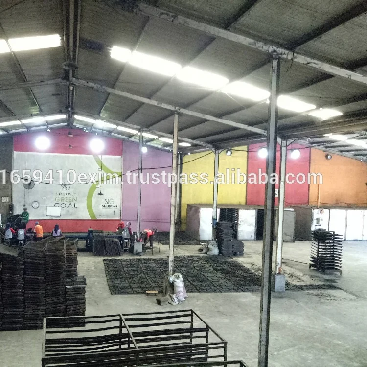 Export Quality Cubes Coconut Shell Charcoal From Indonesia