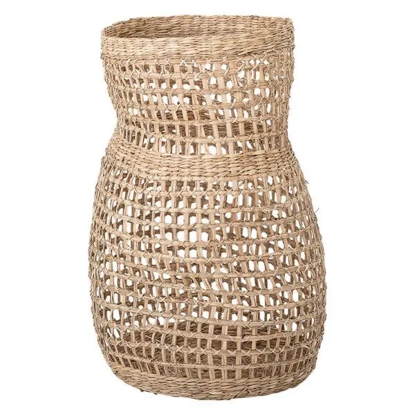Natural Decorative Seagrass Vase Wooden Flower Vase High Quality Handmade from Vietnam Wholesale