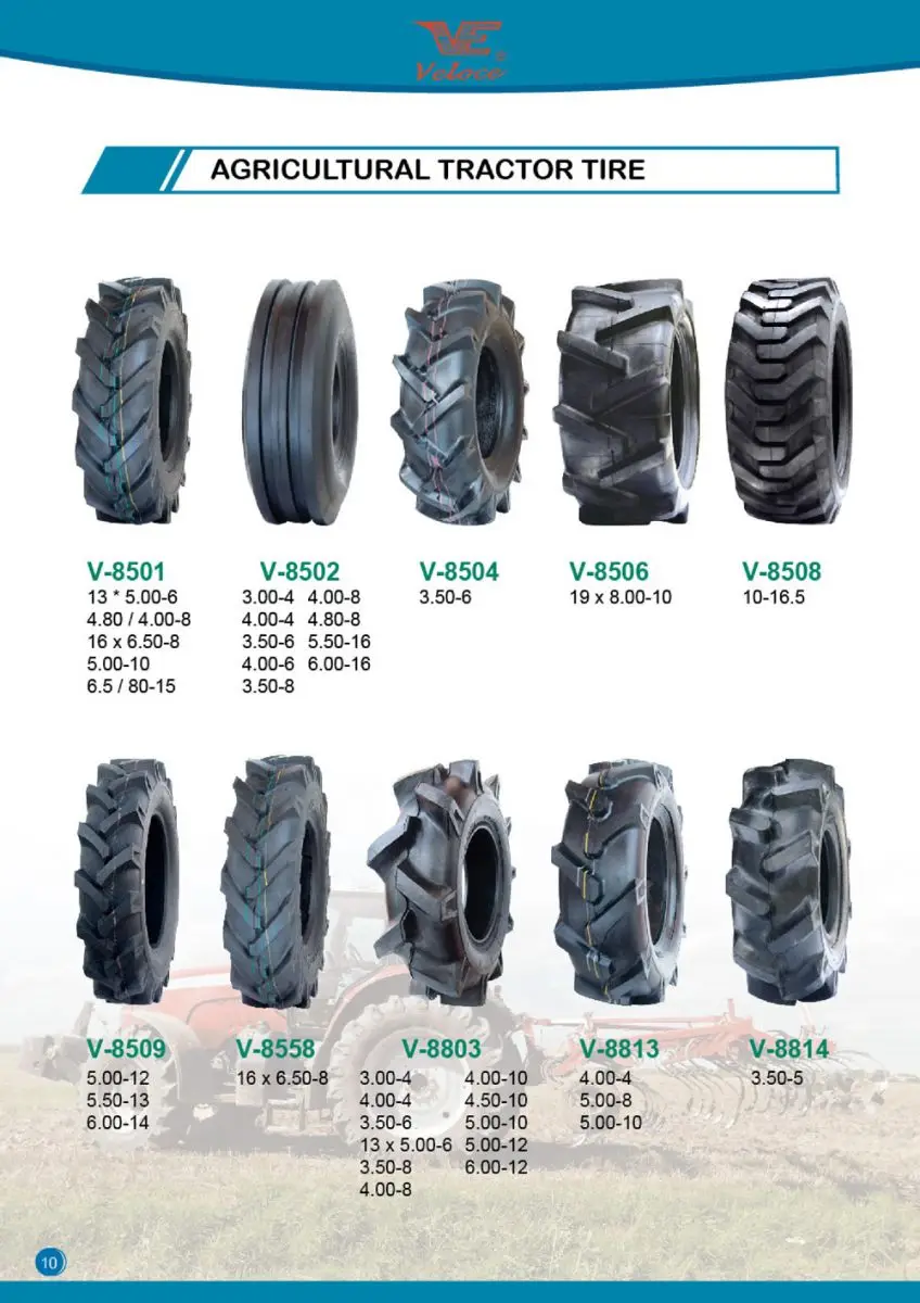 Taiwan advanced technology agricultural tractor tire made in Vietnam for export