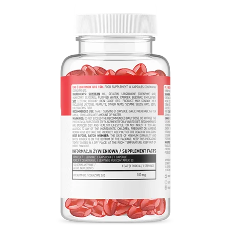 OstroVit Ubichinon Q10 100 30 capsules coenzyme Q10 antioxidant energy