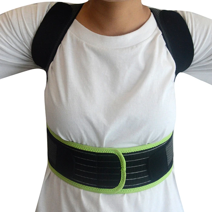 Cross Tightening Shoulder Upper Back and Waist Strap of Spandex Nylon and Polyester for Men