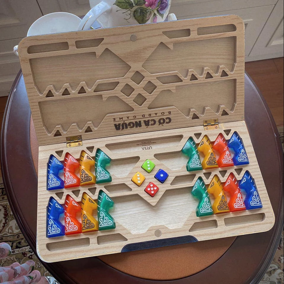 Высокое качество, Лидер продаж, роскошная Складная шахматная игра из Лудо ручной работы