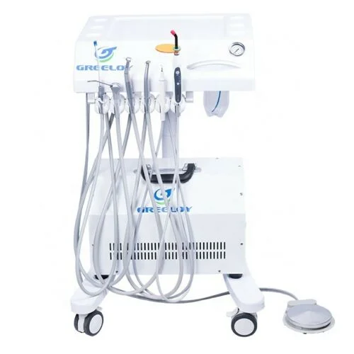 High quality Portable Suction Unit GU-P302 Portable Dental Unit Veterinary Use With Silent Oil Free Air Compressor