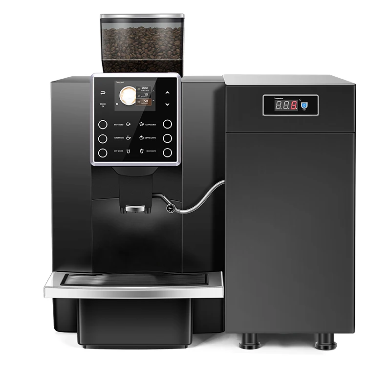 
3.5 TFT color touch screen fully automatic bean to cup coffee machine 