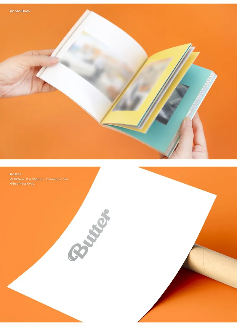  [Официальный Альбом Kpop] BTS-масло (оптовая продажа перед заказом) кремовые персики