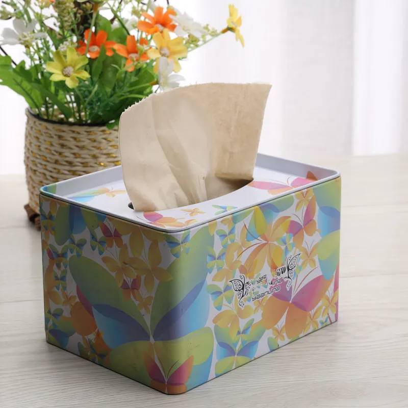 towel tin box paper towel holder