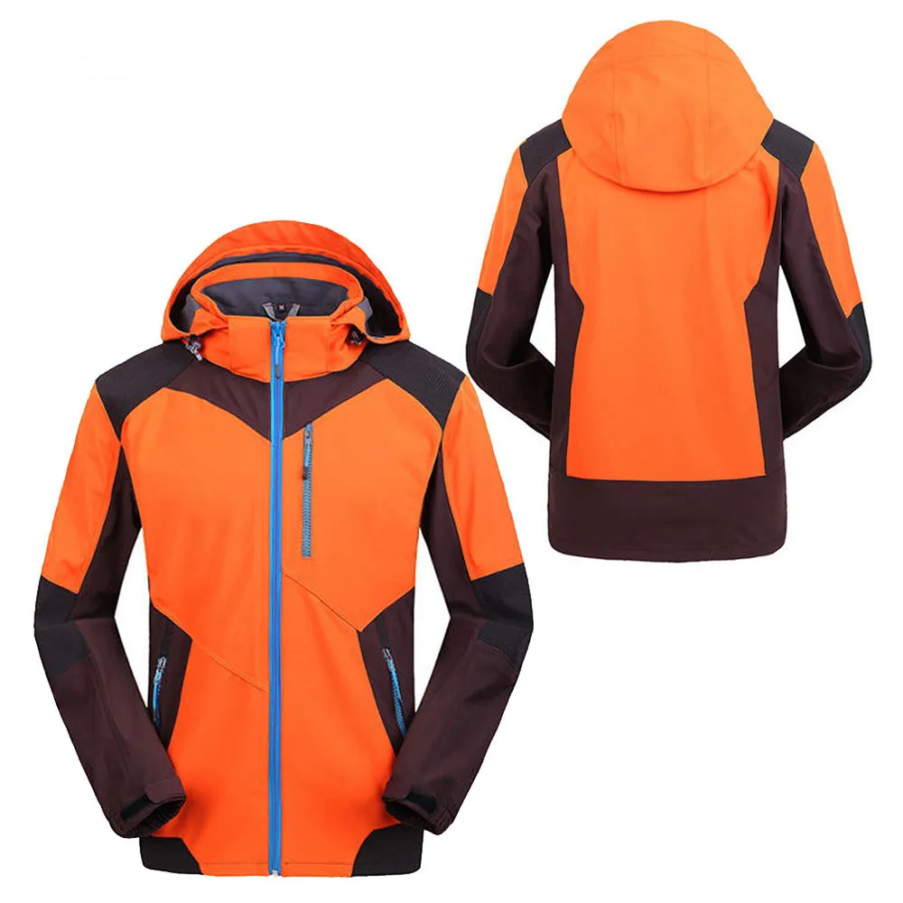 Мужская Уличная мягкая куртка с капюшоном