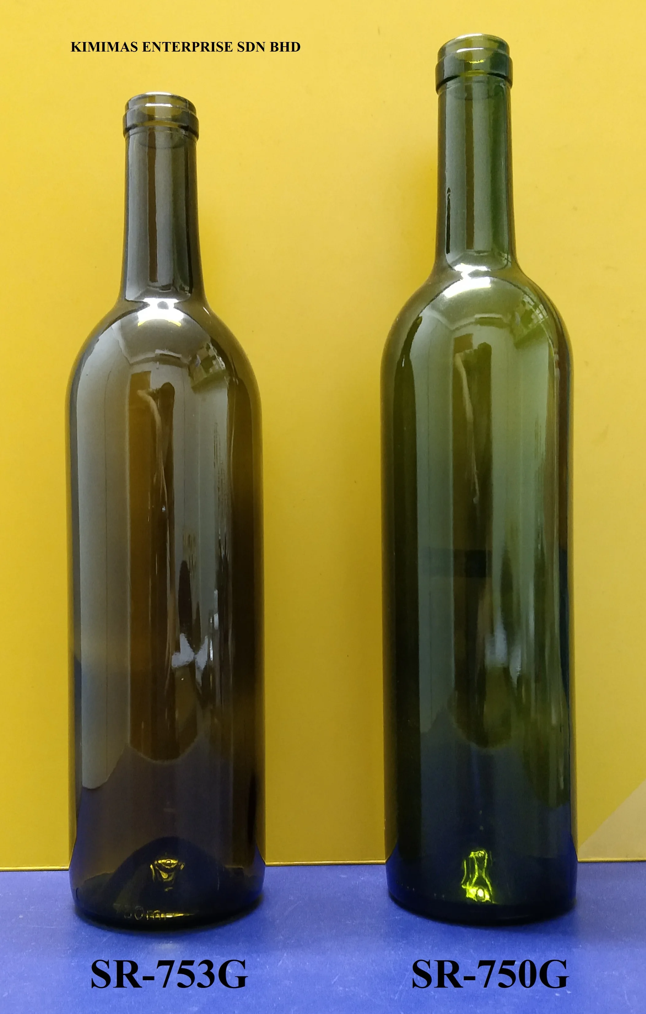 GREEN GLASS BOTTLE