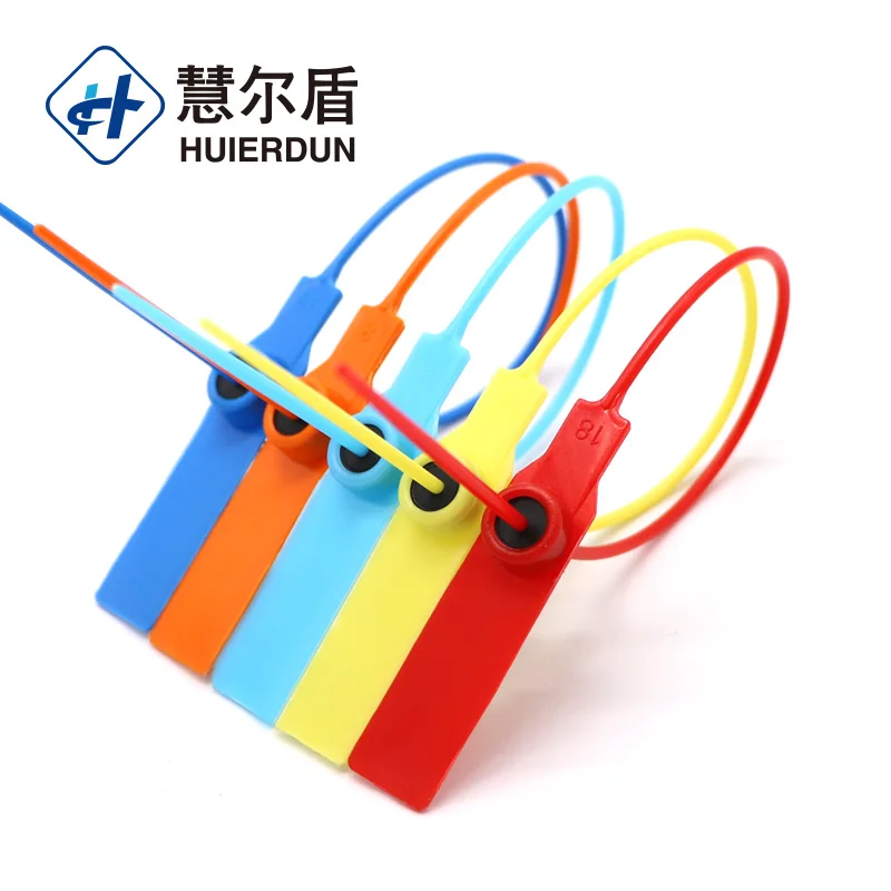 HED-PS106 с пластиковой пломбой для одежды этикеткой Одноразовые Пластиковые пломбы защитой от подделок