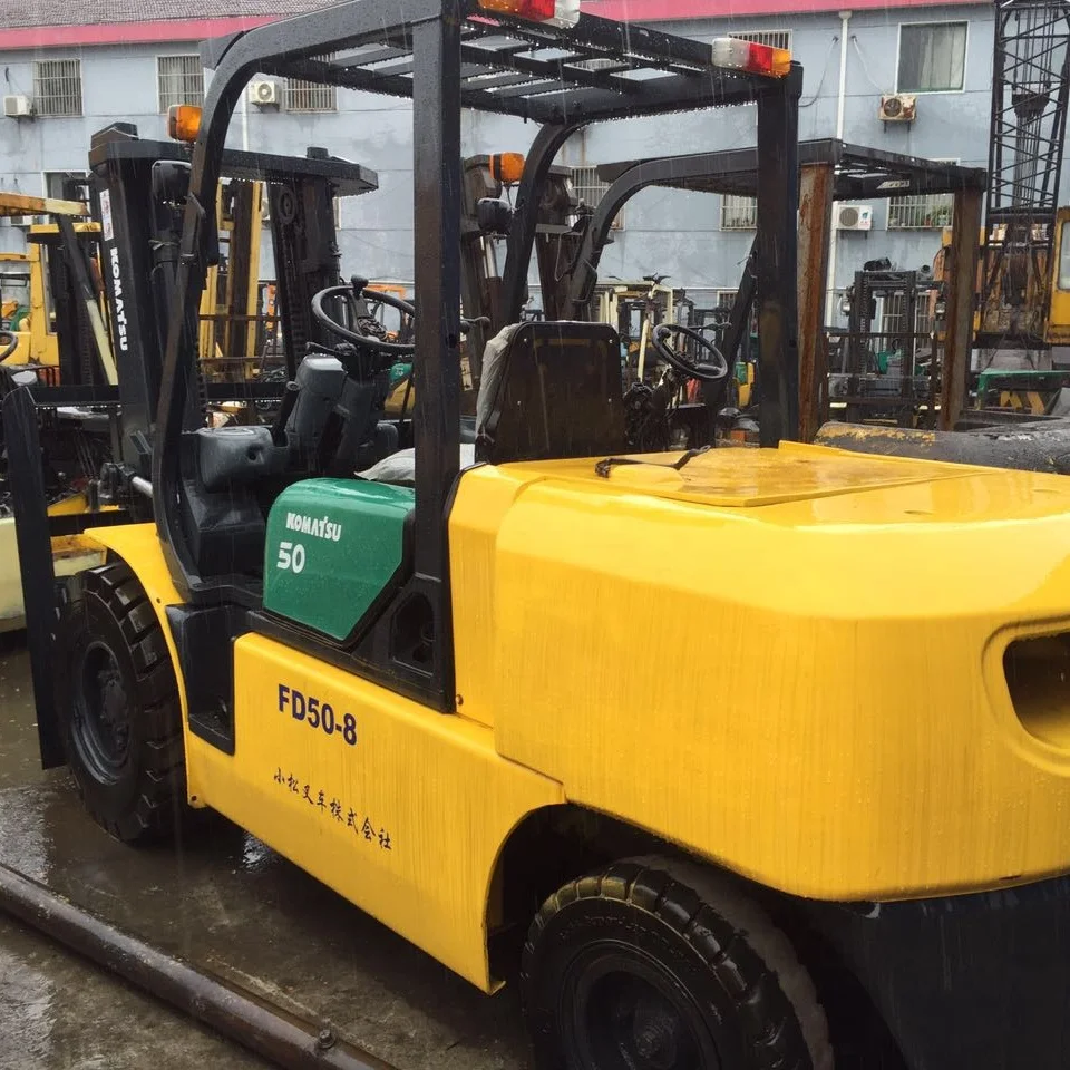 2016 б/у строительное оборудование Komatsu fd50 вилочный погрузчик/fd30